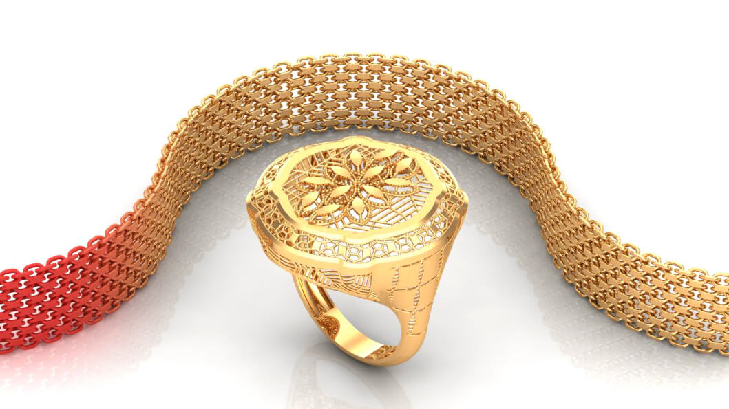 JewelBee3D 3D jewelry design gold silver platin resin wax projet wax projetwax ring pandent chain bracelet bracelet set bangle bangle set full set mini set half set component earring accessories 