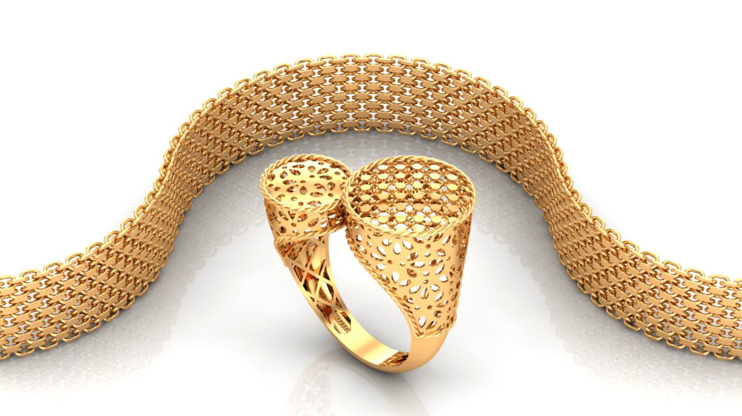 JewelBee3D 3D jewelry design gold silver platin resin wax projet wax projetwax ring pandent chain bracelet bracelet set bangle bangle set full set mini set half set component earring accessories 