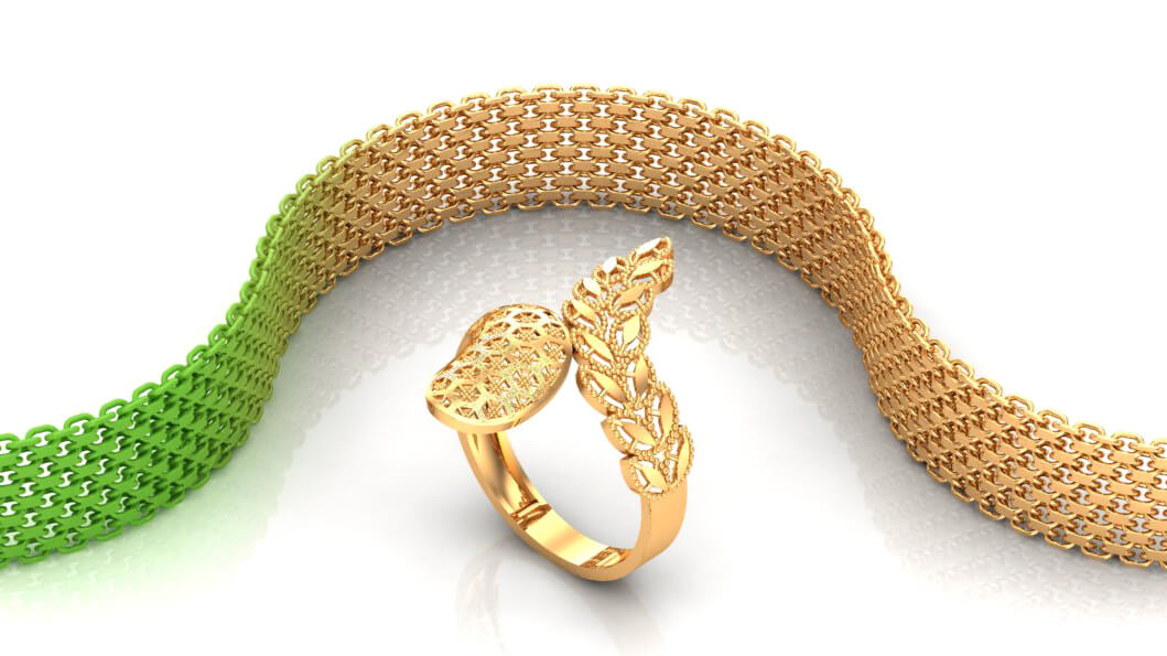 JewelBee3D 3D jewelry design gold silver platin resin wax projet wax projetwax ring pandent chain bracelet bracelet set bangle bangle set full set mini set half set component earring accessories 