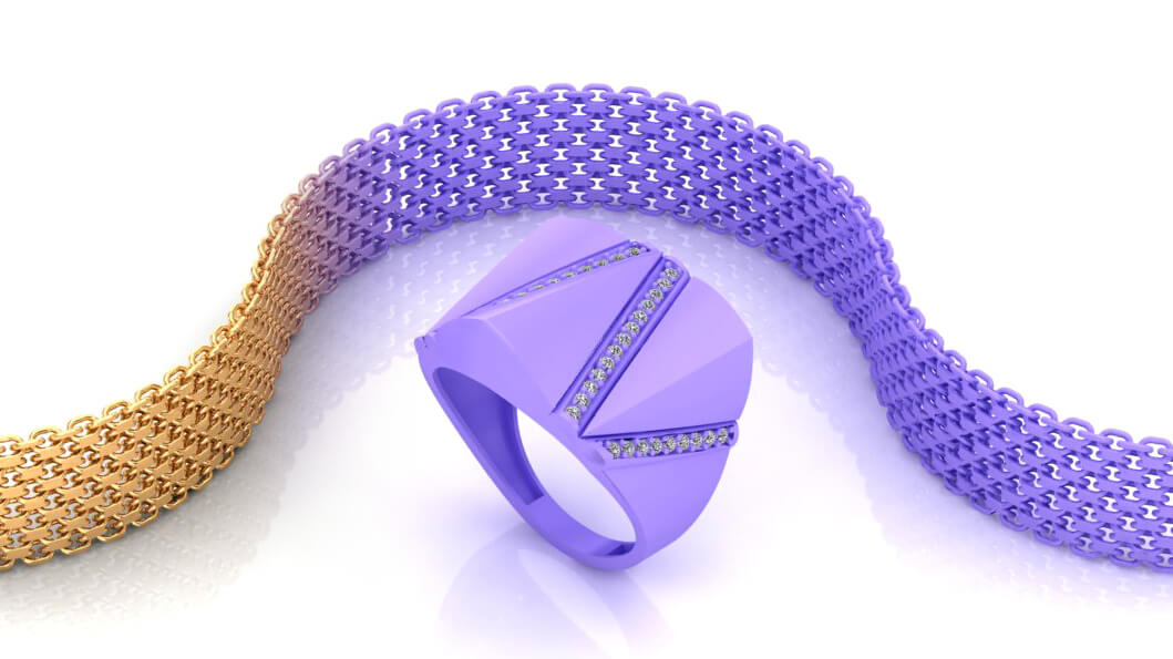 JewelBee3D 3D jewelry design gold silver platin resin wax projet wax projetwax ring pandent chain bracelet bracelet set bangle bangle set full set mini set half set component earring accessories 